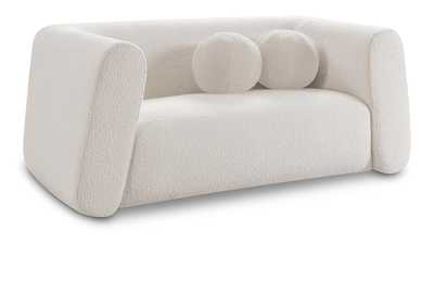 Image for Abbington Cream Boucle Fabric Loveseat