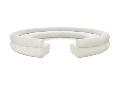 Image for Bale Cream Chenille Fabric Modular Sofa