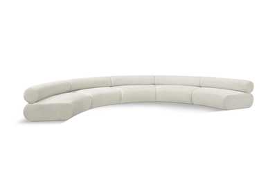 Image for Bale Cream Chenille Fabric Modular Sofa