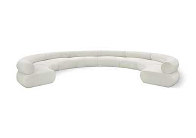 Image for Bale Cream Chenille Fabric Modular Sofa