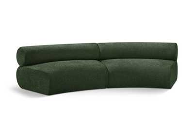 Image for Bale Green Chenille Fabric Modular Sofa