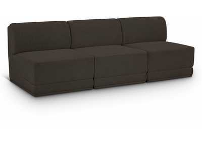 Image for Ollie Brown Boucle Fabric Modular Sofa