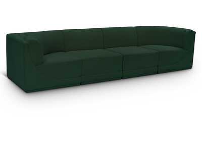 Image for Ollie Green Boucle Fabric Modular Sofa