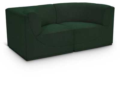 Image for Ollie Green Boucle Fabric Modular Sofa