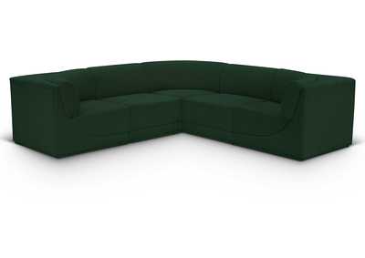 Image for Ollie Green Boucle Fabric Modular Sectional