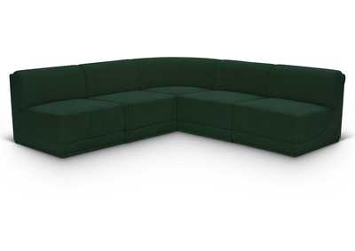 Image for Ollie Green Boucle Fabric Modular Sectional