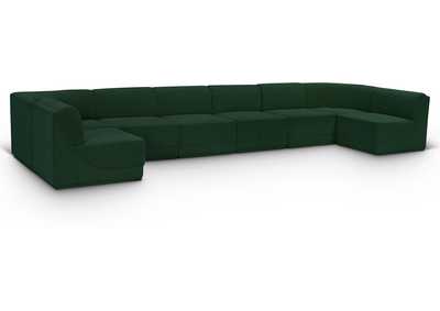 Image for Ollie Green Boucle Fabric Modular Sectional