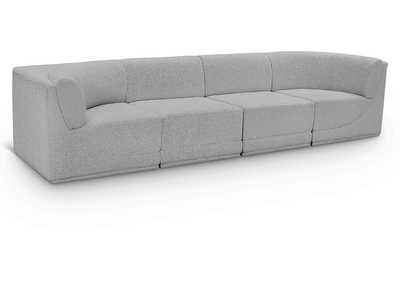 Image for Ollie Grey Boucle Fabric Modular Sofa