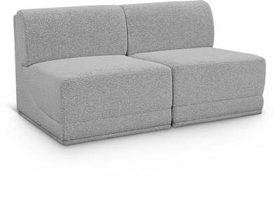 Image for Ollie Grey Boucle Fabric Modular Sofa