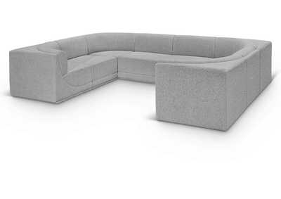 Image for Ollie Grey Boucle Fabric Modular Sectional