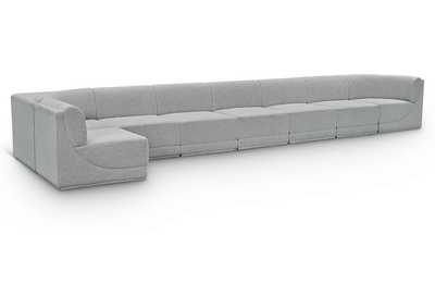 Image for Ollie Grey Boucle Fabric Modular Sectional