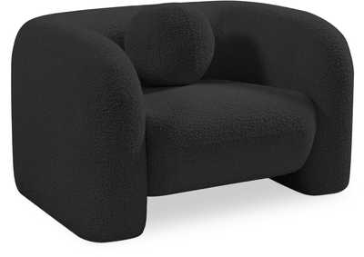 Image for Emory Black Boucle Fabric Chair