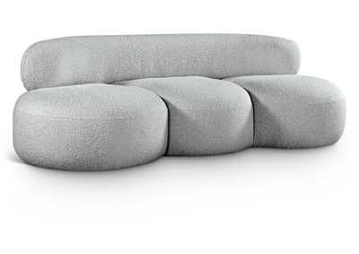 Image for Venti Grey Boucle Fabric Sofa