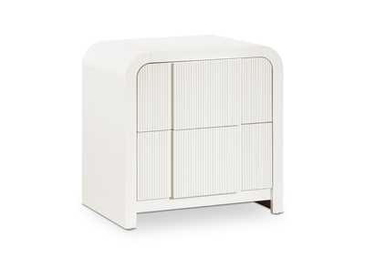 Image for Fluted Cream Night Stand