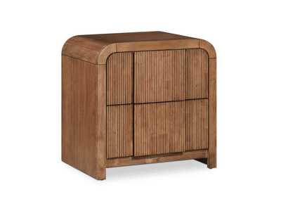 Image for Fluted Walnut Night Stand