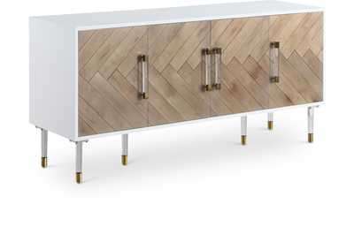 Jive White Lacquer Sideboard - Buffet