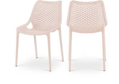 Image for Mykonos Pink Outdoor Patio Dining Chair Set of 4