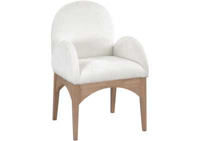 Image for Waldorf Cream Chenille Fabric Dining Chair