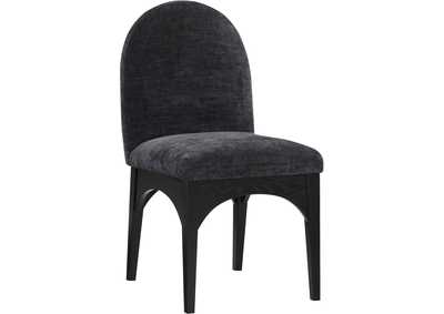 Image for Waldorf Black Chenille Fabric Dining Chair