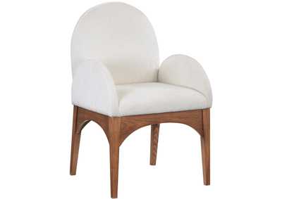 Image for Waldorf Cream Chenille Fabric Dining Chair