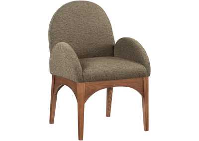 Image for Waldorf Olive Boucle Fabric Dining Chair