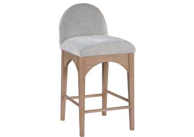 Image for Waldorf Grey Chenille Fabric Stool