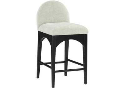 Image for Waldorf Mint Chenille Fabric Stool