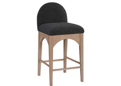 Image for Waldorf Black Boucle Fabric Stool