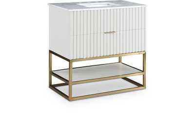 Image for Monad White Bathroom Vanity