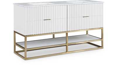 Image for Monad White Bathroom Vanity