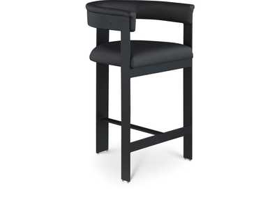 Image for Romeo Black Faux Leather Counter Stool Set of 2