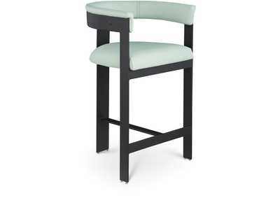 Image for Romeo Mint Green Faux Leather Counter Stool Set of 2