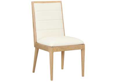 Image for Bristol Cream Faux Leather Dining Chair Set of 2