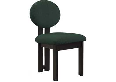 Image for Napa Green Boucle Fabric Dining Chair Set of 2