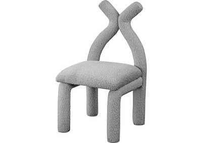 Image for Xena Grey Boucle Fabric Accent - Dining Chair