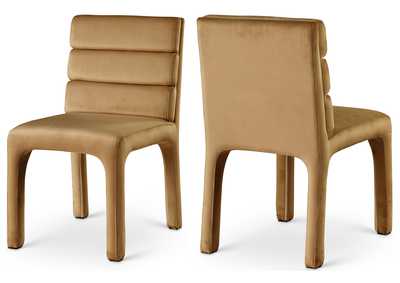 Kai Olive Velvet Dining Chair Set of 2