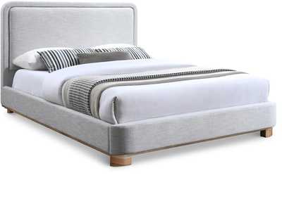 Image for Nolita Grey Linen Textured Fabric King Bed