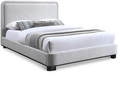 Image for Nolita Grey Linen Textured Fabric King Bed