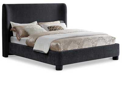 Image for Penny Black Chenille Fabric King Bed