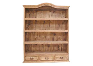 Image for 59" Bookcase w/4 Shelves & 3 Drawers