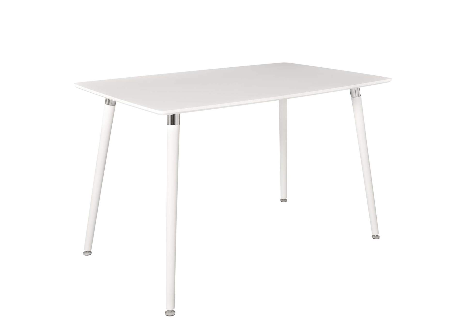 White Lode Rectangle Wood Dining Table,Modway