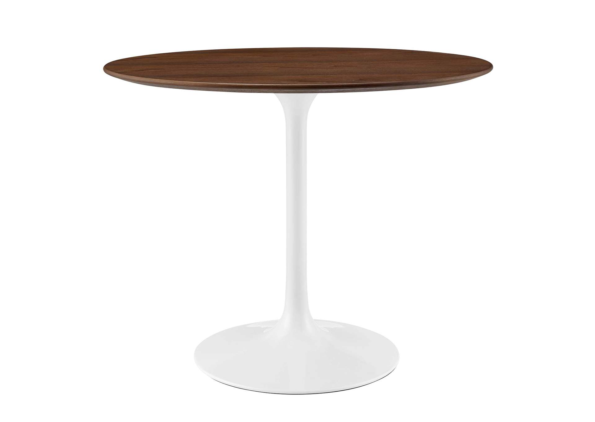 Walnut Lippa 36" Round Walnut Dining Table,Modway