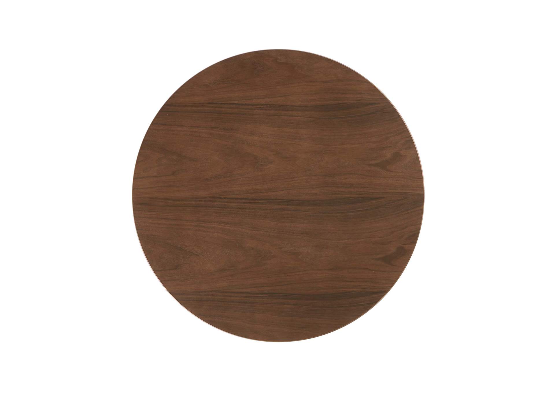 Walnut Lippa 36" Round Walnut Dining Table,Modway