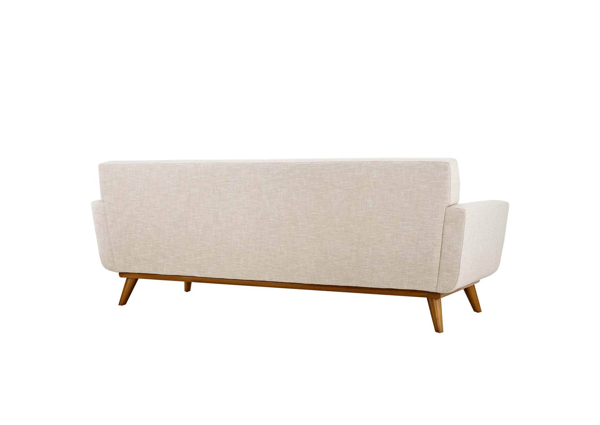 Beige Engage Upholstered Fabric Sofa,Modway