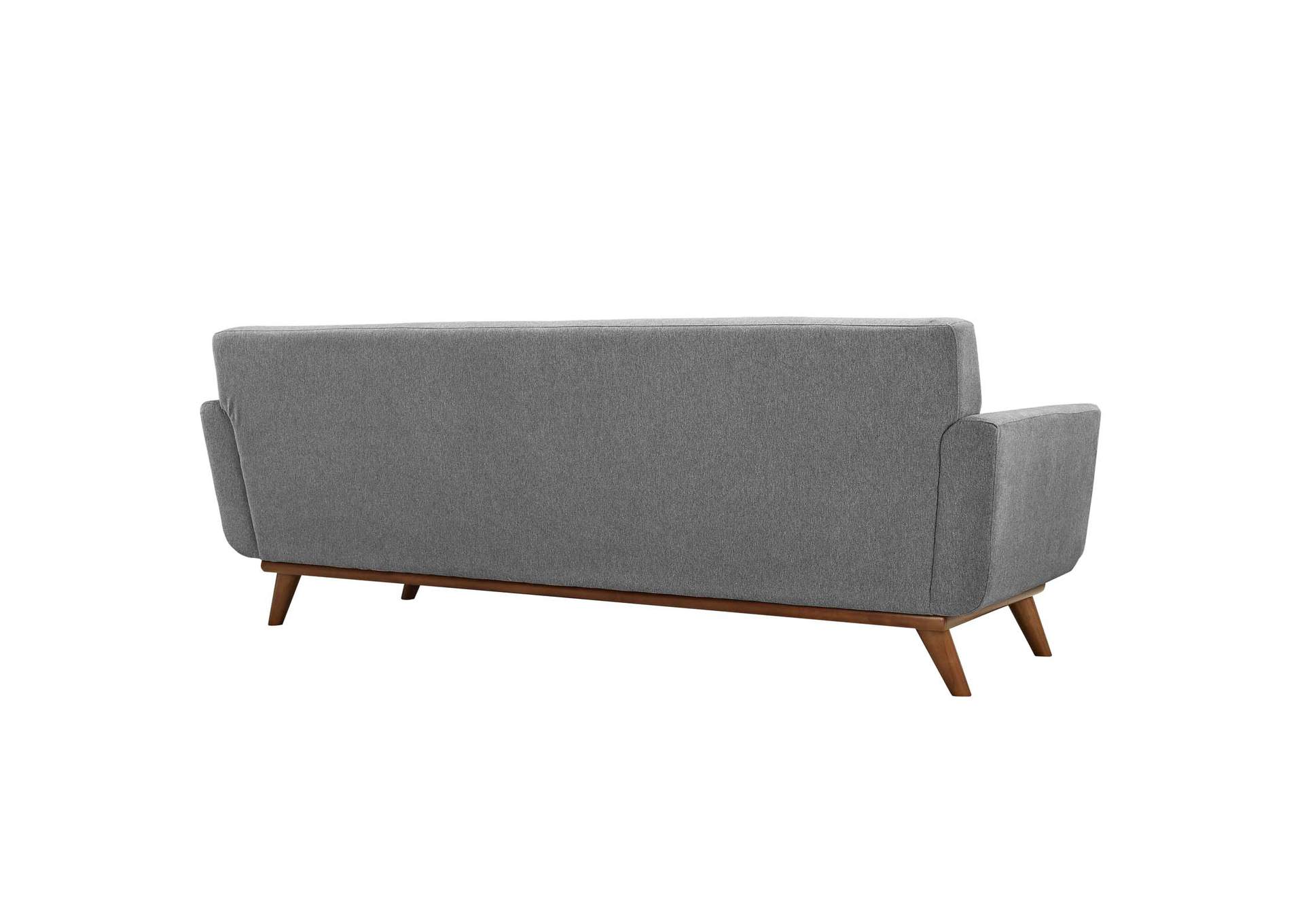 Expectation Gray Engage Upholstered Fabric Sofa,Modway