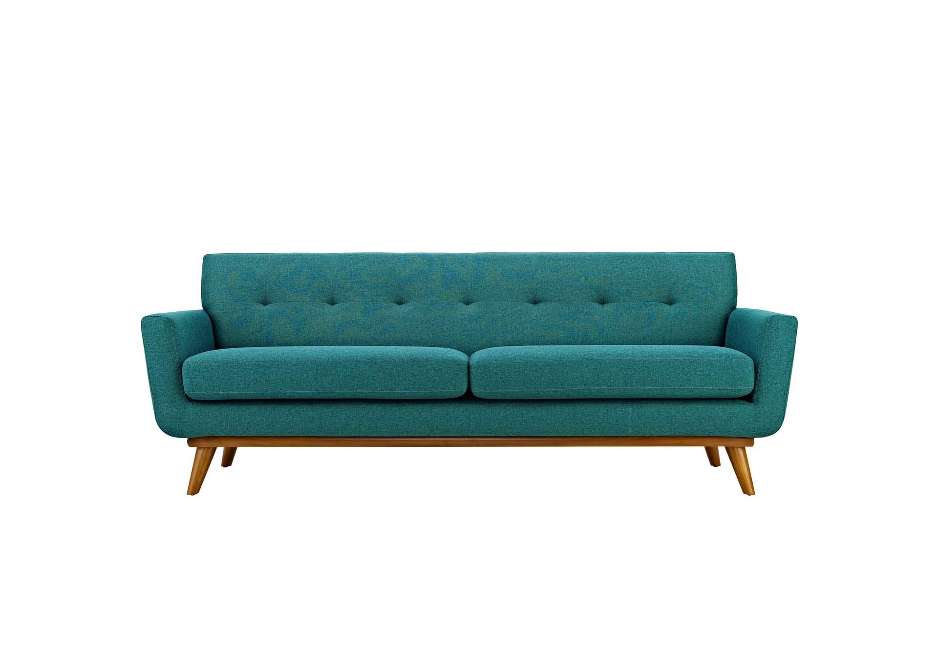 Teal Engage Upholstered Fabric Sofa,Modway