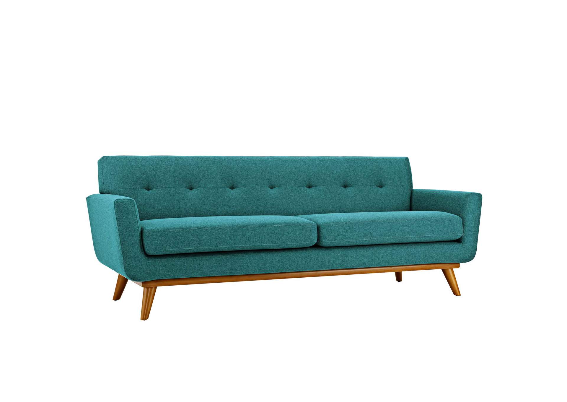 Teal Engage Upholstered Fabric Sofa,Modway