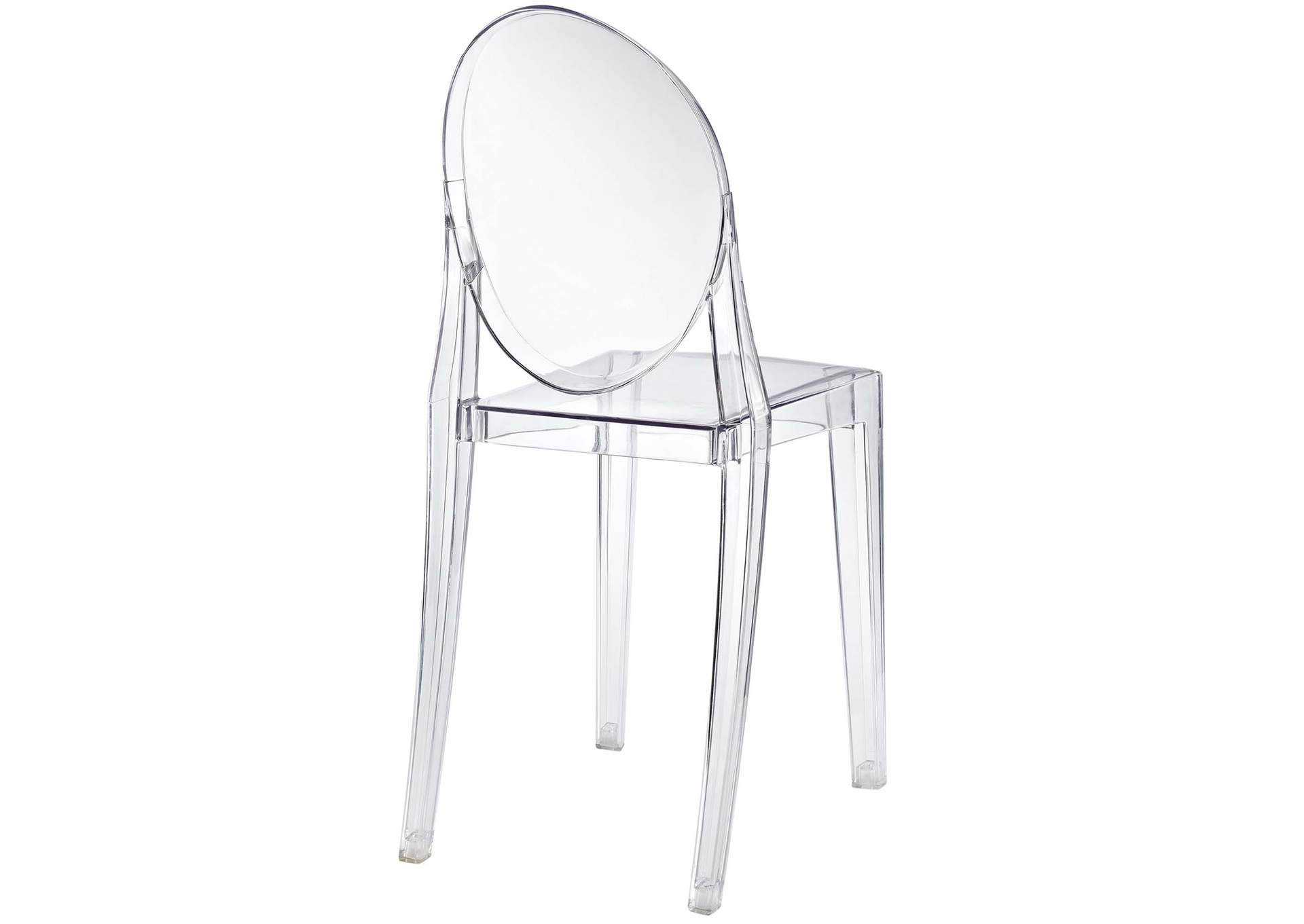 Clear Casper Dining Side Chair,Modway