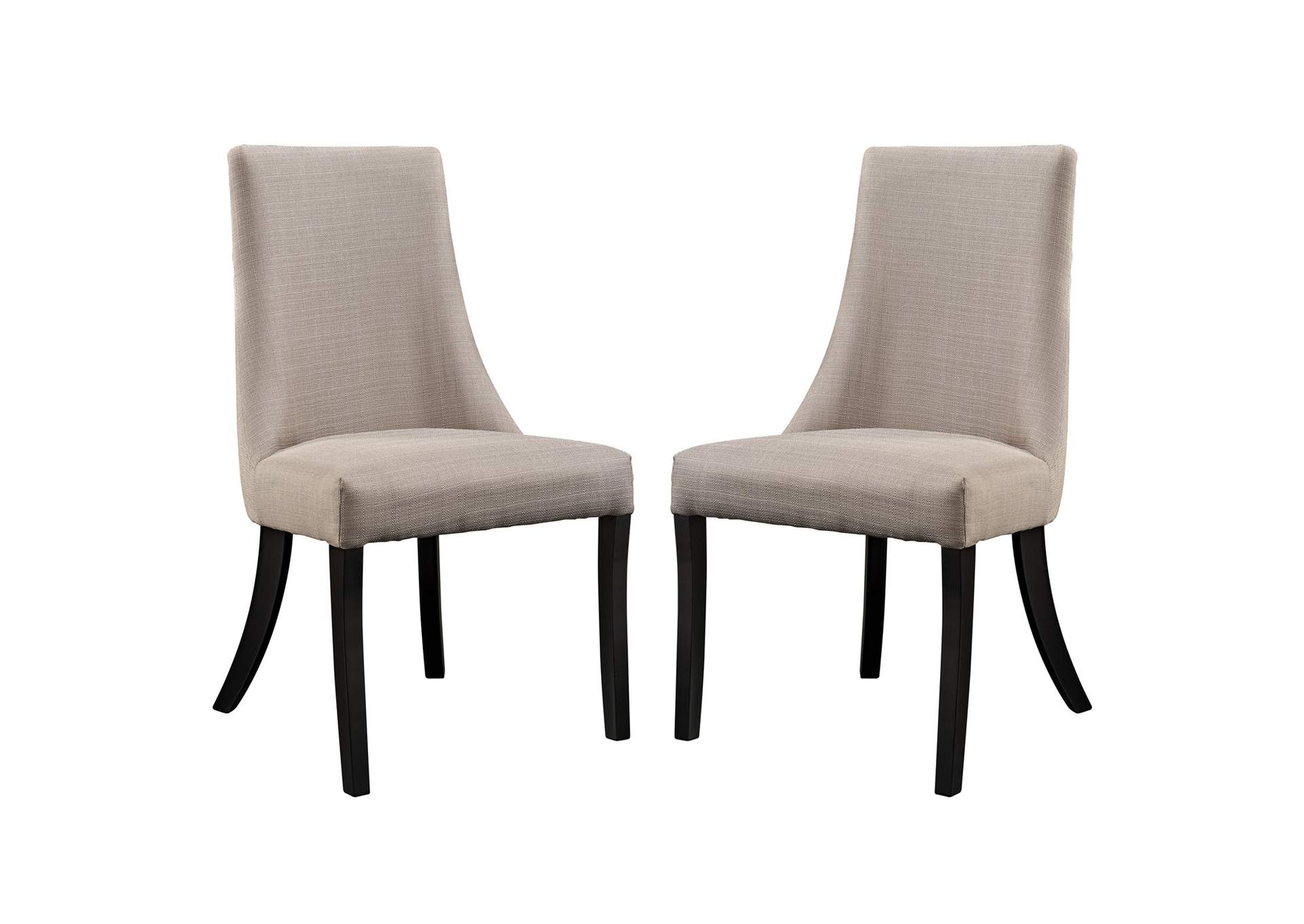 Beige Reverie Dining Side Chair [Set of 2],Modway