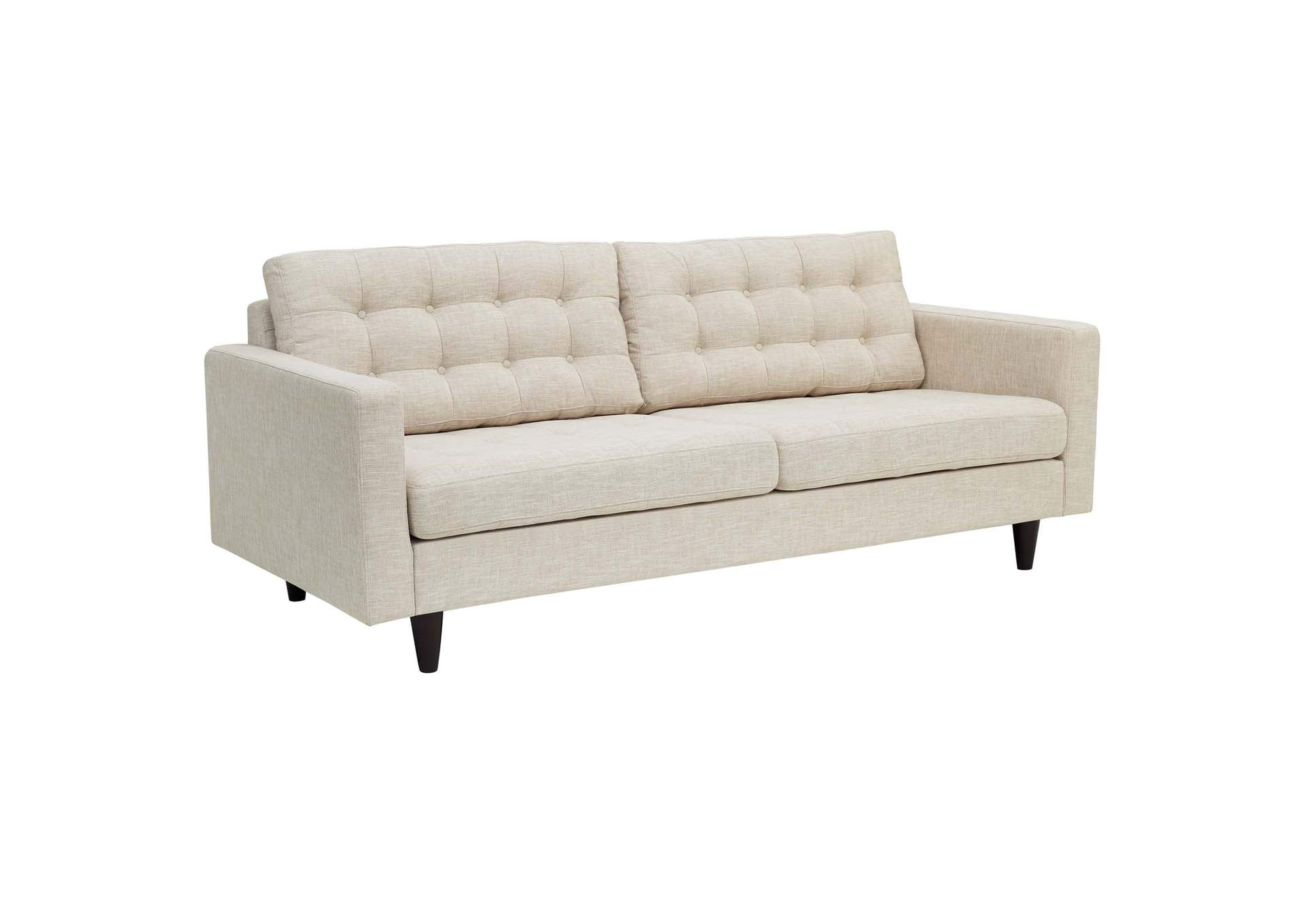 Beige Empress Sofa and Armchairs [Set of 3],Modway